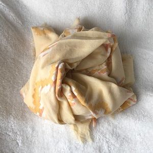 Aritzia COTTON reversible blanket scarf